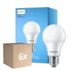 Voordeelpak 6x Philips Corepro LED Lamp E27 Peer Mat 10W 1055lm - 827 Zeer Warm Wit | Vervangt 75W
