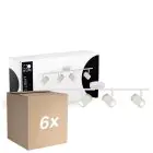 Voordeelpak 6x D'Lite Plafondlamp Beitem Mat Wit FSC Hout | Geschikt Voor 4x GU10